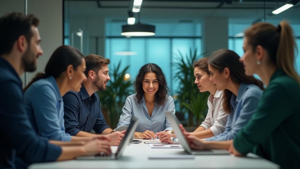 Anadolu Tech Solutions ekibi modern bir ofiste çalışıyor